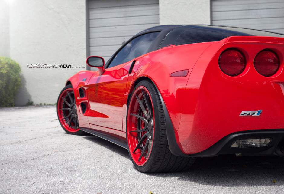 photo 8 Chevrolet Corvette Stingray custom wheels ADV.1 5.0TSCS 20x10.0, ET , tire size X R20. 21x13.0 ET 