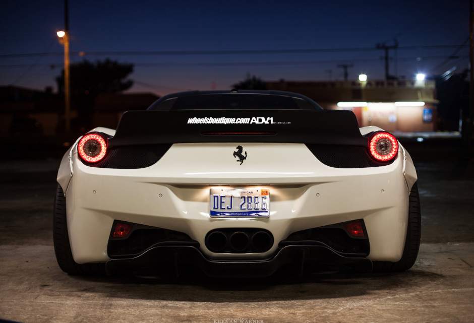photo 4 Ferrari 458 Italia custom wheels ADV.1 5 Track Spec SL 21x9.5, ET , tire size X R21. 22x13.0 ET