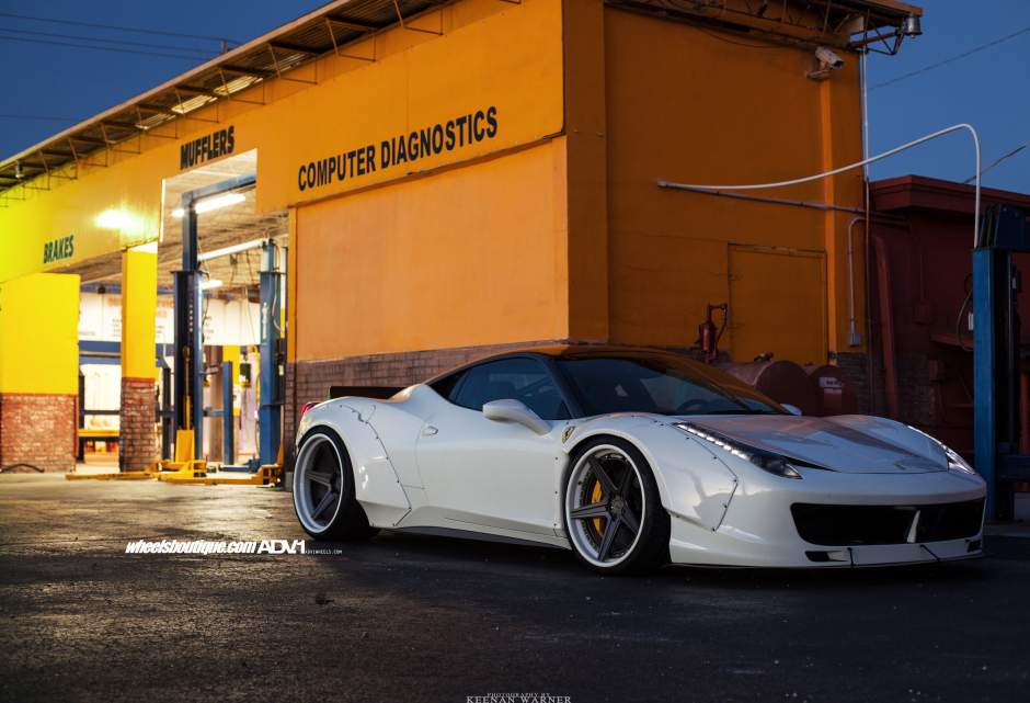 photo 5 Ferrari 458 Italia custom wheels ADV.1 5 Track Spec SL 21x9.5, ET , tire size X R21. 22x13.0 ET