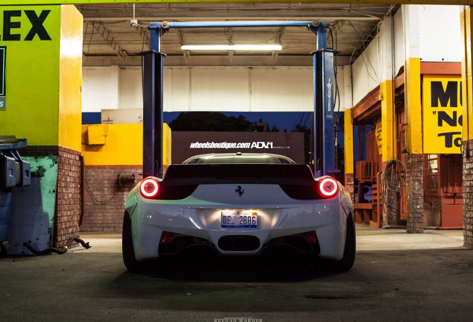 photo 6 Ferrari 458 Italia custom wheels ADV.1 5 Track Spec SL 21x9.5, ET , tire size X R21. 22x13.0 ET