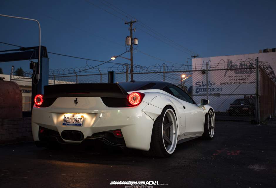 photo 8 Ferrari 458 Italia custom wheels ADV.1 5 Track Spec SL 21x9.5, ET , tire size X R21. 22x13.0 ET