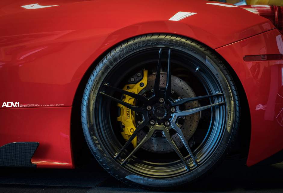 photo 4 Ferrari 458 Speciale custom wheels ADV.1 05 MV2 CS 20x9.0, ET , tire size X R20. 21x12.5 ET 