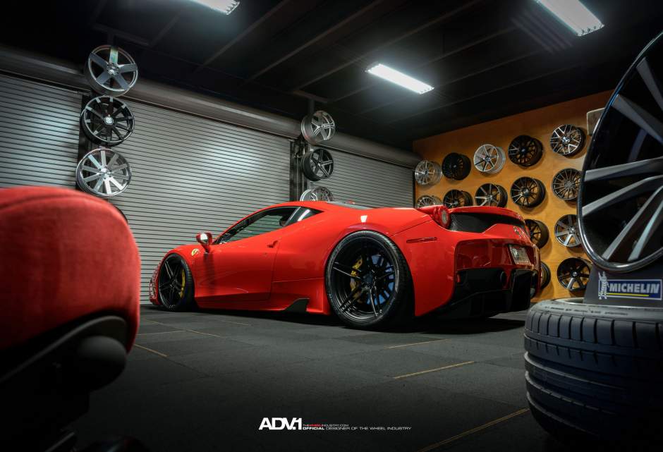 photo 3 Ferrari 458 Speciale custom wheels ADV.1 05 MV2 CS 20x9.0, ET , tire size X R20. 21x12.5 ET 