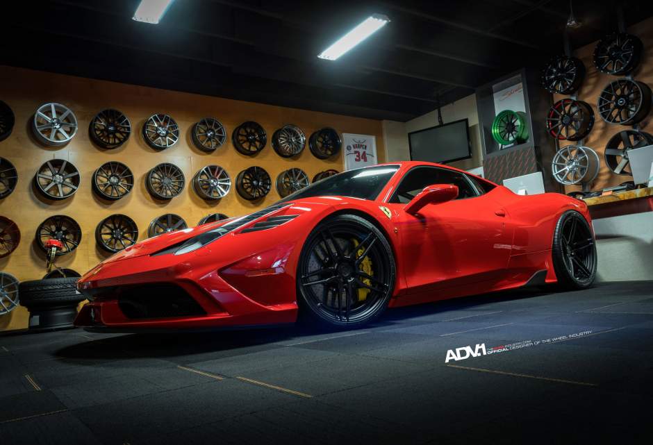photo 5 Ferrari 458 Speciale custom wheels ADV.1 05 MV2 CS 20x9.0, ET , tire size X R20. 21x12.5 ET 