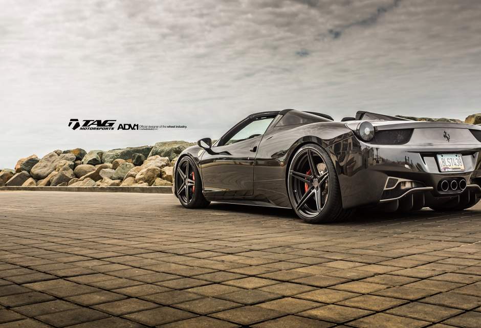 photo 4 Ferrari 458 Italia custom wheels ADV.1 05 MV2 SL 21x9.5, ET , tire size X R21. 22x12.5 ET