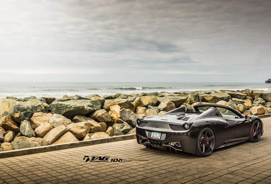 photo 7 Ferrari 458 Italia custom wheels ADV.1 05 MV2 SL 21x9.5, ET , tire size X R21. 22x12.5 ET