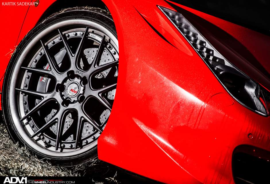 photo 1 Ferrari 458 Italia custom wheels ADV.1 7 Track Spec SL 20x9.0, ET , tire size X R20. 20x12.0 ET 