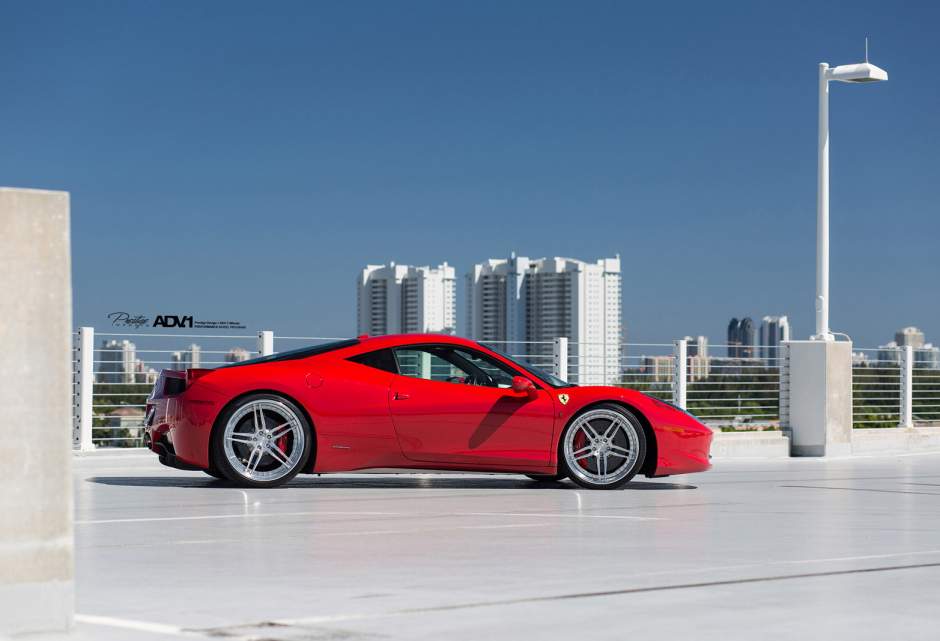 photo 3 Ferrari 458 Italia custom wheels ADV.1 05 Track Spec CS 21x9.5, ET , tire size X R21. 22x12.5 ET