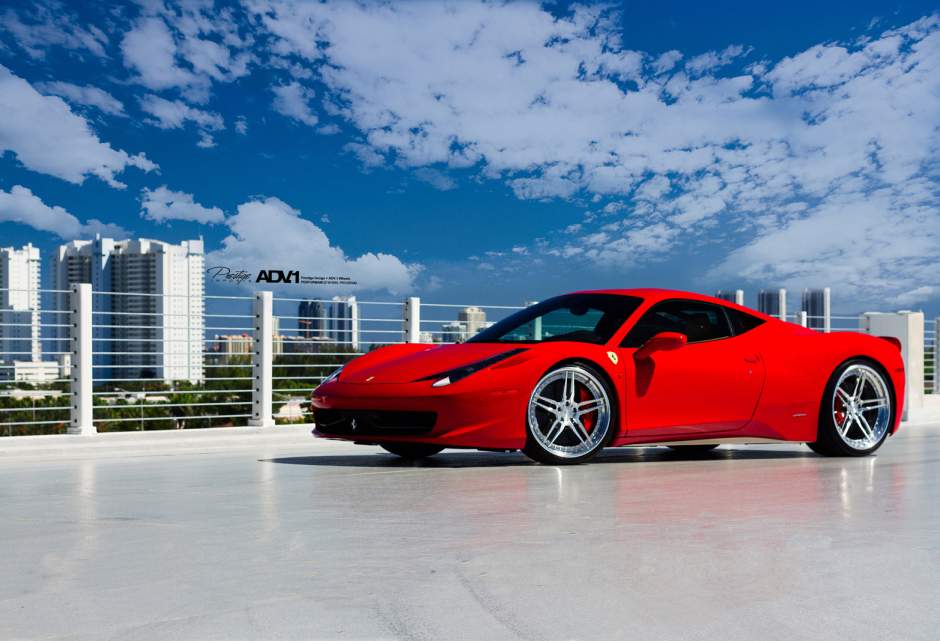 photo 5 Ferrari 458 Italia custom wheels ADV.1 05 Track Spec CS 21x9.5, ET , tire size X R21. 22x12.5 ET