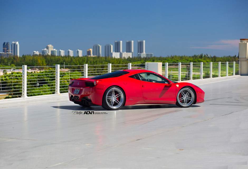 photo 7 Ferrari 458 Italia custom wheels ADV.1 05 Track Spec CS 21x9.5, ET , tire size X R21. 22x12.5 ET