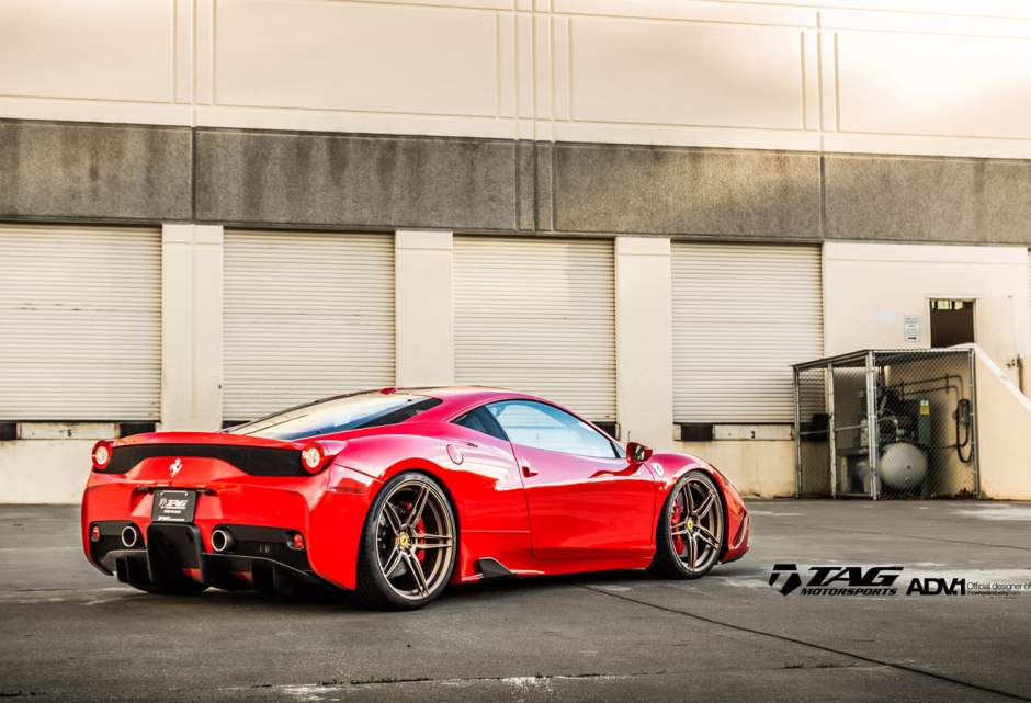 photo 8 Ferrari 458 Speciale custom wheels ADV.1 05MV1CS  21x9.0, ET , tire size X R21. 22x12.0 ET 