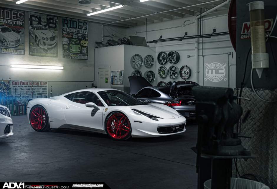 photo 7 Ferrari 458 Italia custom wheels ADV.1 005MV2SL 21x9.0, ET , tire size X R21. 22x12.0 ET 