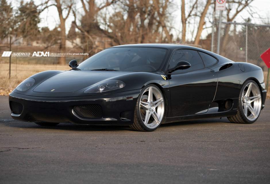 photo 4 Ferrari 360 Modena custom wheels ADV.1 05 MV2 20x9.0, ET , tire size X R20. 21x11.0 ET 