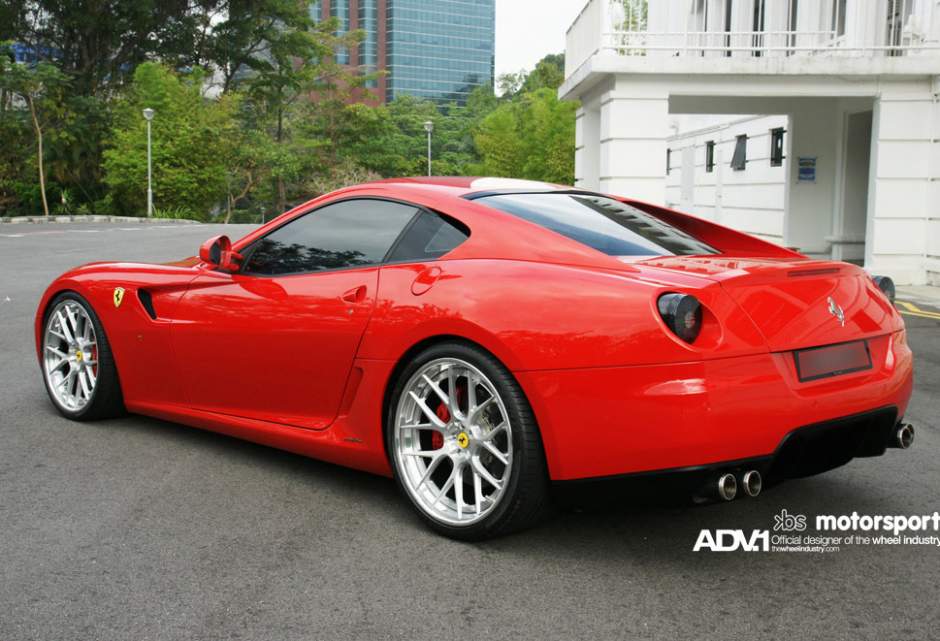 photo 2 Ferrari 599 GTB Fiorano custom wheels ADV.1 7 Track Spec SL 21x10.0, ET , tire size X R21. 22x12.0 ET 