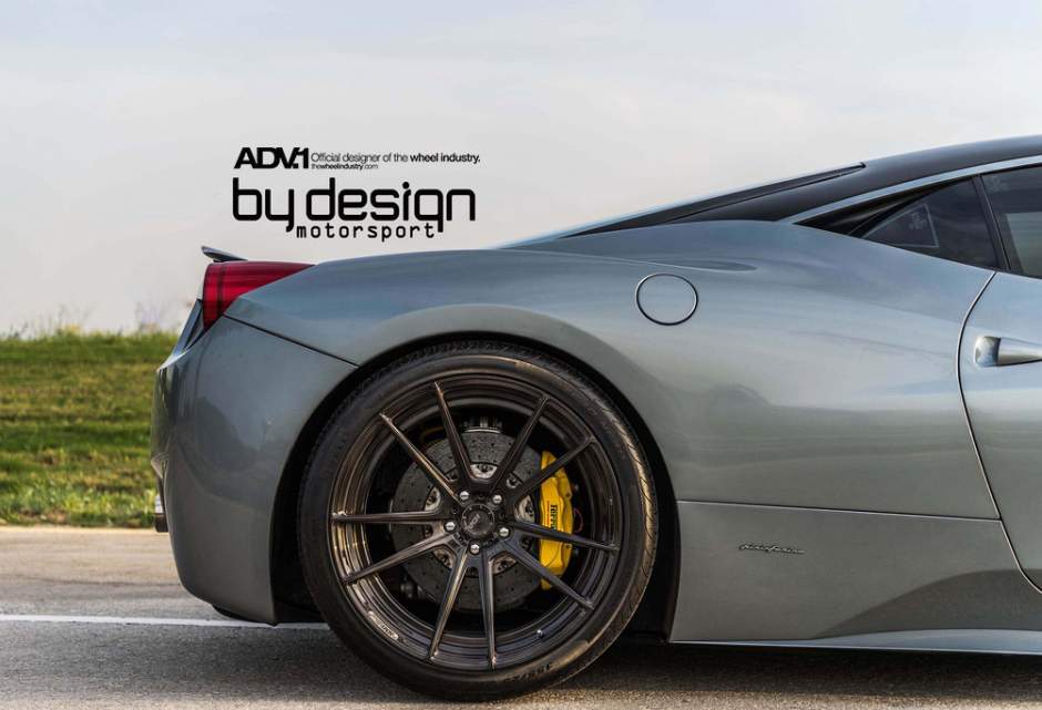 photo 7 Ferrari 458 Italia custom wheels ADV.1 5.2MV2SL 20x9.0, ET , tire size X R20. 21x12.5 ET 