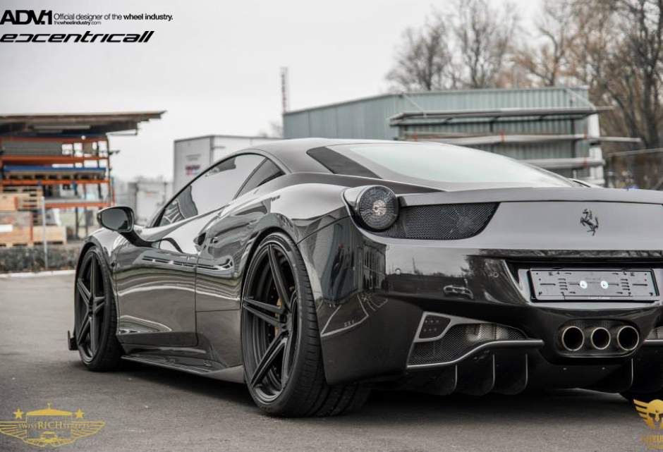photo 3 Ferrari 458 Italia custom wheels ADV.1 05MV2SL 21x9.5, ET , tire size X R21. 22x12.5 ET