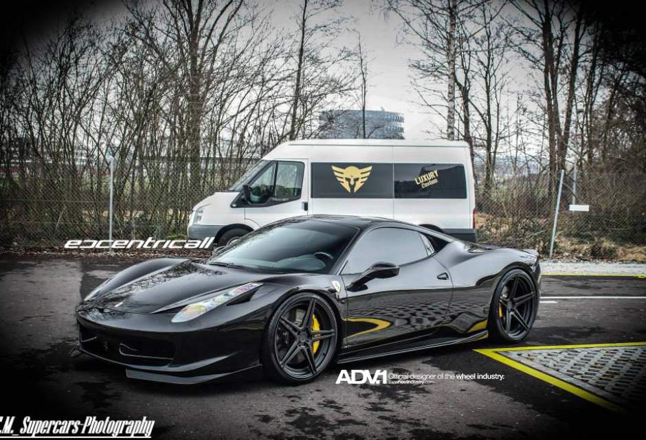 photo 6 Ferrari 458 Italia custom wheels ADV.1 05MV2SL 21x9.5, ET , tire size X R21. 22x12.5 ET