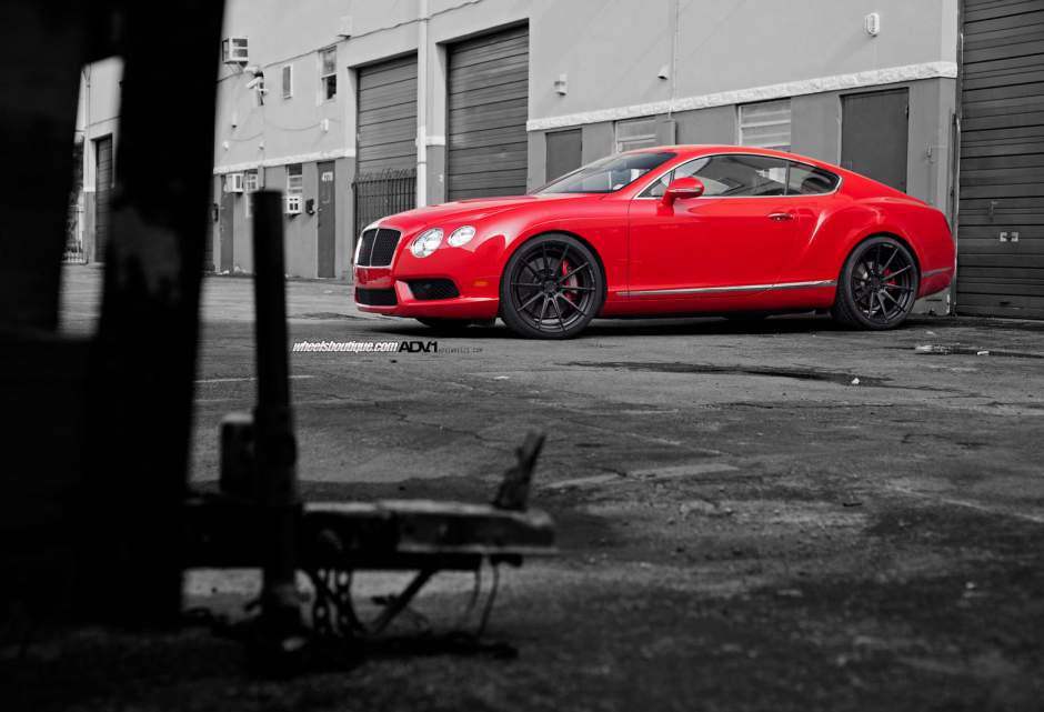photo 5 Bentley Continental GT custom wheels ADV.1 10MV2SL 22x9.5, ET , tire size X R22. 22x11.5 ET