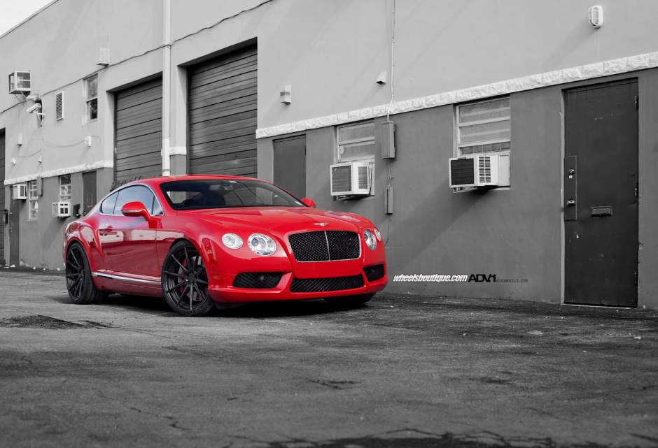 photo 7 Bentley Continental GT custom wheels ADV.1 10MV2SL 22x9.5, ET , tire size X R22. 22x11.5 ET