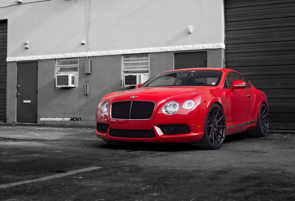 photo 8 Bentley Continental GT custom wheels ADV.1 10MV2SL 22x9.5, ET , tire size X R22. 22x11.5 ET