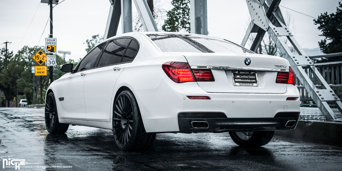 photo 2 BMW 750 custom wheels Niche Stance x, ET , tire size X R. x ET 