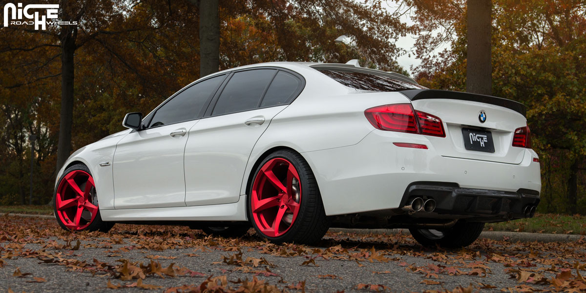 photo 2 BMW 550 custom wheels Niche DTM 20x9.0, ET , tire size X R20. 20x10.5 ET 