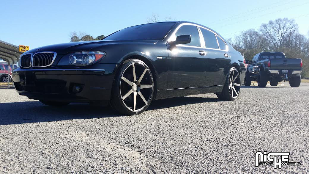 photo 1 BMW 750 custom wheels Niche Verona - M150 22x, ET +15, tire size 255/30 R22. 22x ET+20 295/25 R22