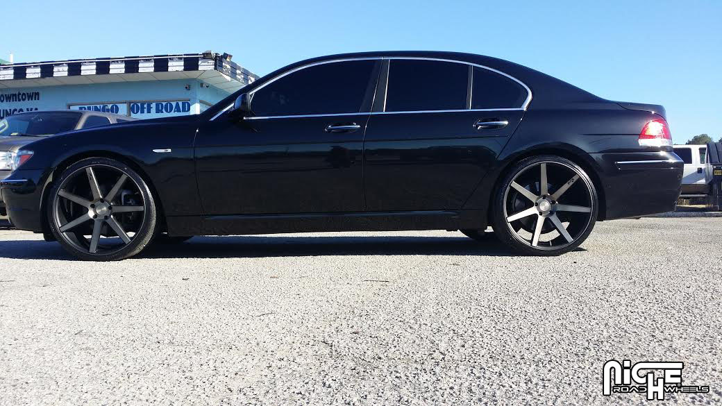photo 2 BMW 750 custom wheels Niche Verona - M150 22x, ET +15, tire size 255/30 R22. 22x ET+20 295/25 R22