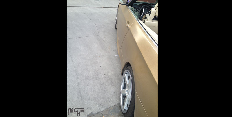 photo 3 BMW 335 custom wheels Niche Nurburg - M881 19x8.5, ET +35, tire size 235/35 R19. 19x10.0 ET+40 265/30 R19