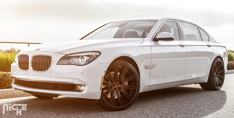 photo 1 BMW 750 custom wheels Niche Laguna 22x9.5, ET , tire size 255/30 R22. 22x12.0 ET 295/30 R22