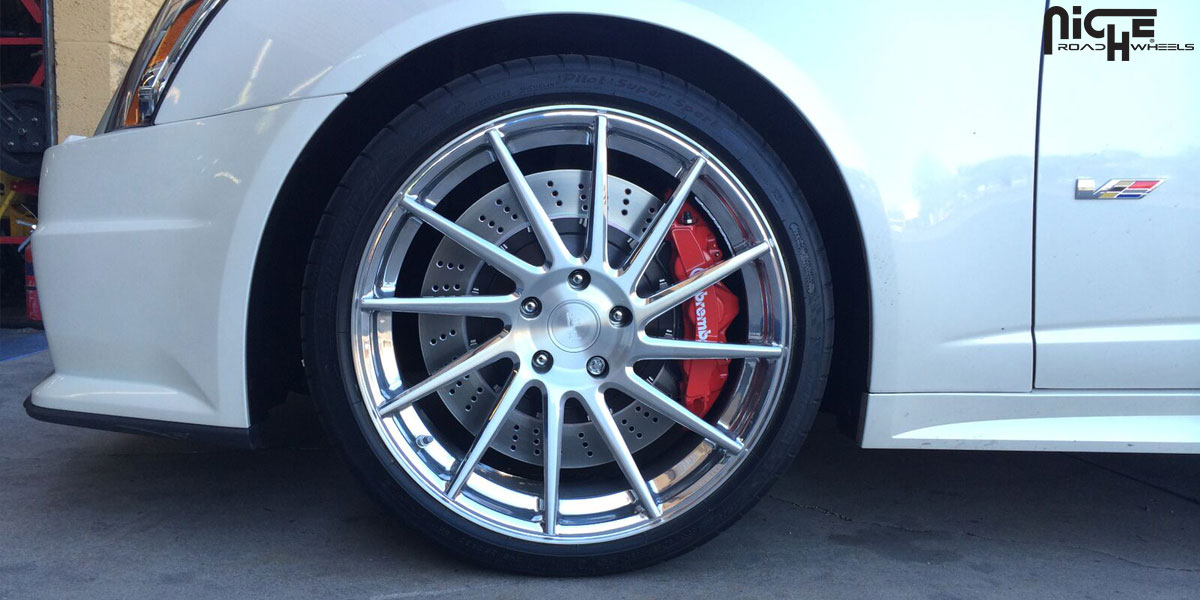 photo 1 Cadillac CTS-V custom wheels Niche Surge 20x8.5, ET , tire size 245/35 R20. 20x10.5 ET 295/30 R20