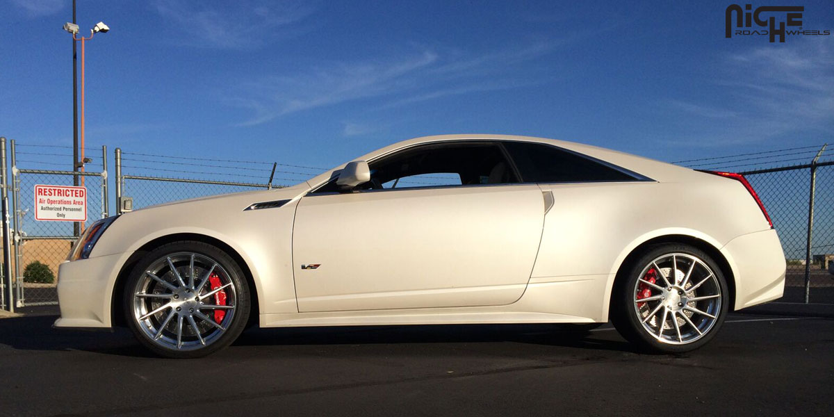 photo 4 Cadillac CTS-V custom wheels Niche Surge 20x8.5, ET , tire size 245/35 R20. 20x10.5 ET 295/30 R20
