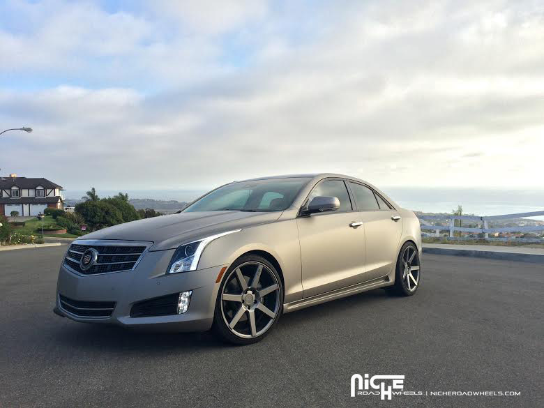 photo 2 Cadillac ATS custom wheels Niche Verona - M149 19x, ET +35, tire size 265/30 R19. x ET 225/35 R