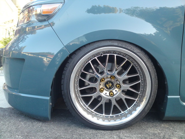 photo 6 Scion xB custom wheels Work VS-XX 18x8.0, ET +26, tire size 215/35 R18. 18x9.0 ET+38 225/35 R18