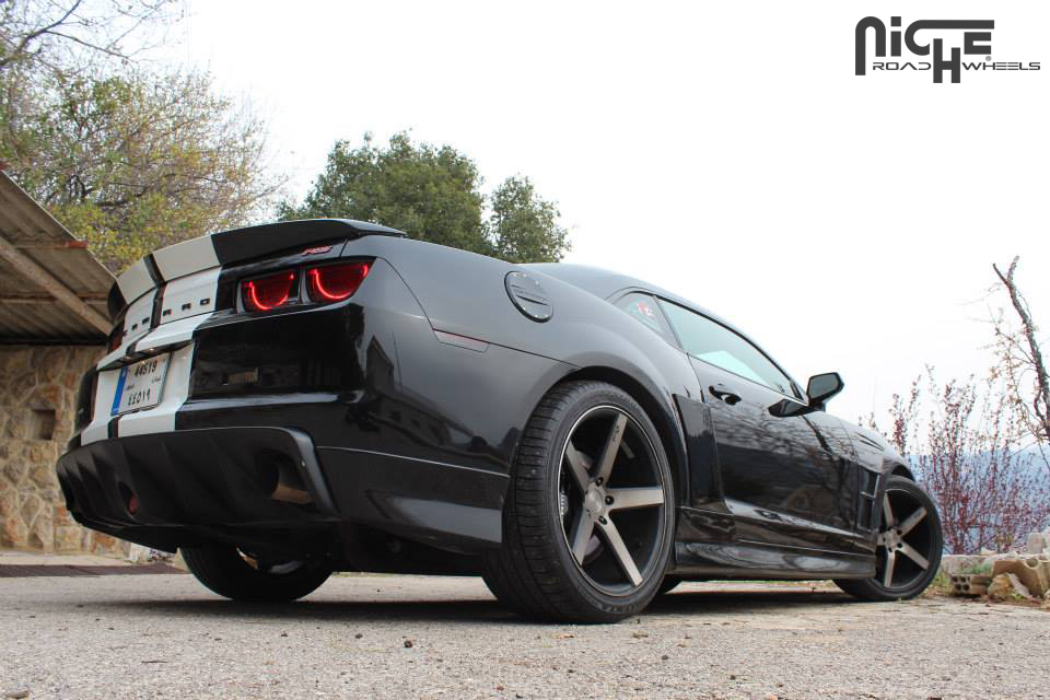 photo 4 Chevrolet Camaro custom wheels Niche Milan - M134 20x8.5, ET , tire size 275/40 R20. 20x10.5 ET 315/35 R20