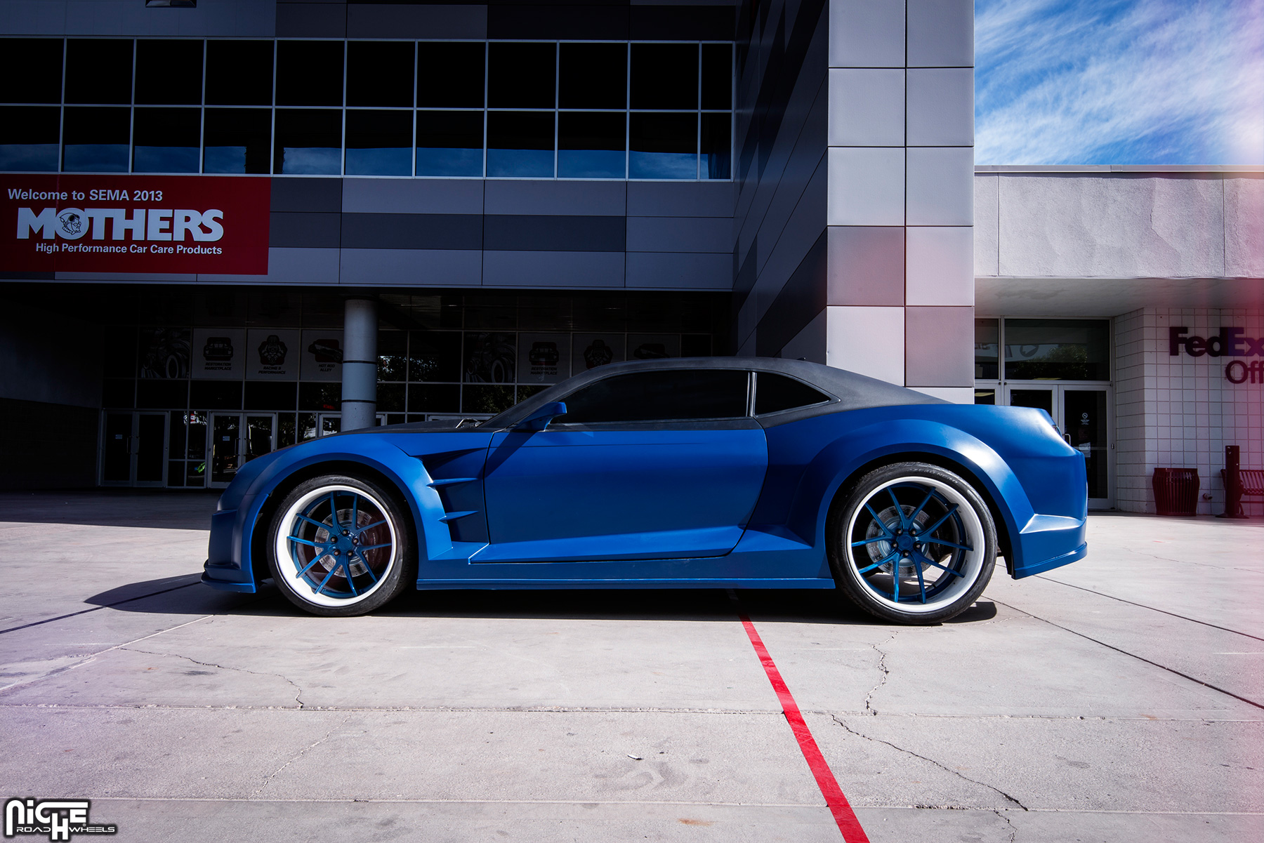 photo 2 Chevrolet Camaro custom wheels Niche Targa 22x11.0, ET , tire size X R22. 24x15.0 ET 