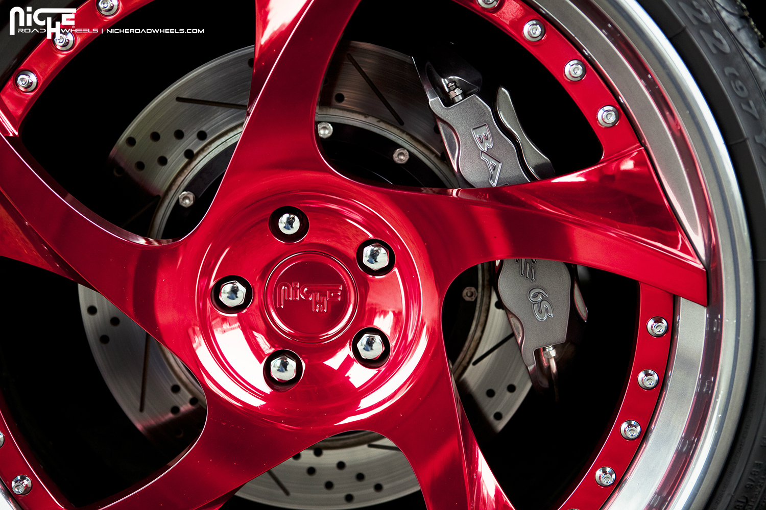 photo 1 Dodge Charger custom wheels Niche Scope 22x, ET +14, tire size 265/30 R22. x ET 305/30 R