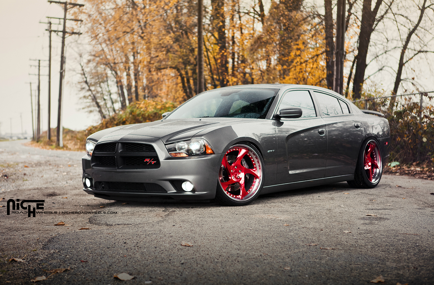 photo 5 Dodge Charger custom wheels Niche Scope 22x, ET +14, tire size 265/30 R22. x ET 305/30 R