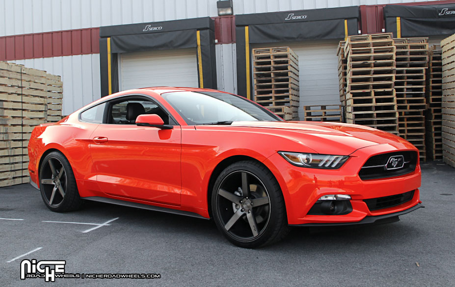 photo 2 Ford Mustang custom wheels Niche Milan - M134 20x, ET +40, tire size 275/30 R20. x ET