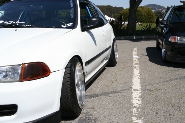 photo 11 Honda Civic custom wheels WRD Chevlon DE Mesh 15x8.5, ET +7, tire size 195/45 R15. x ET 