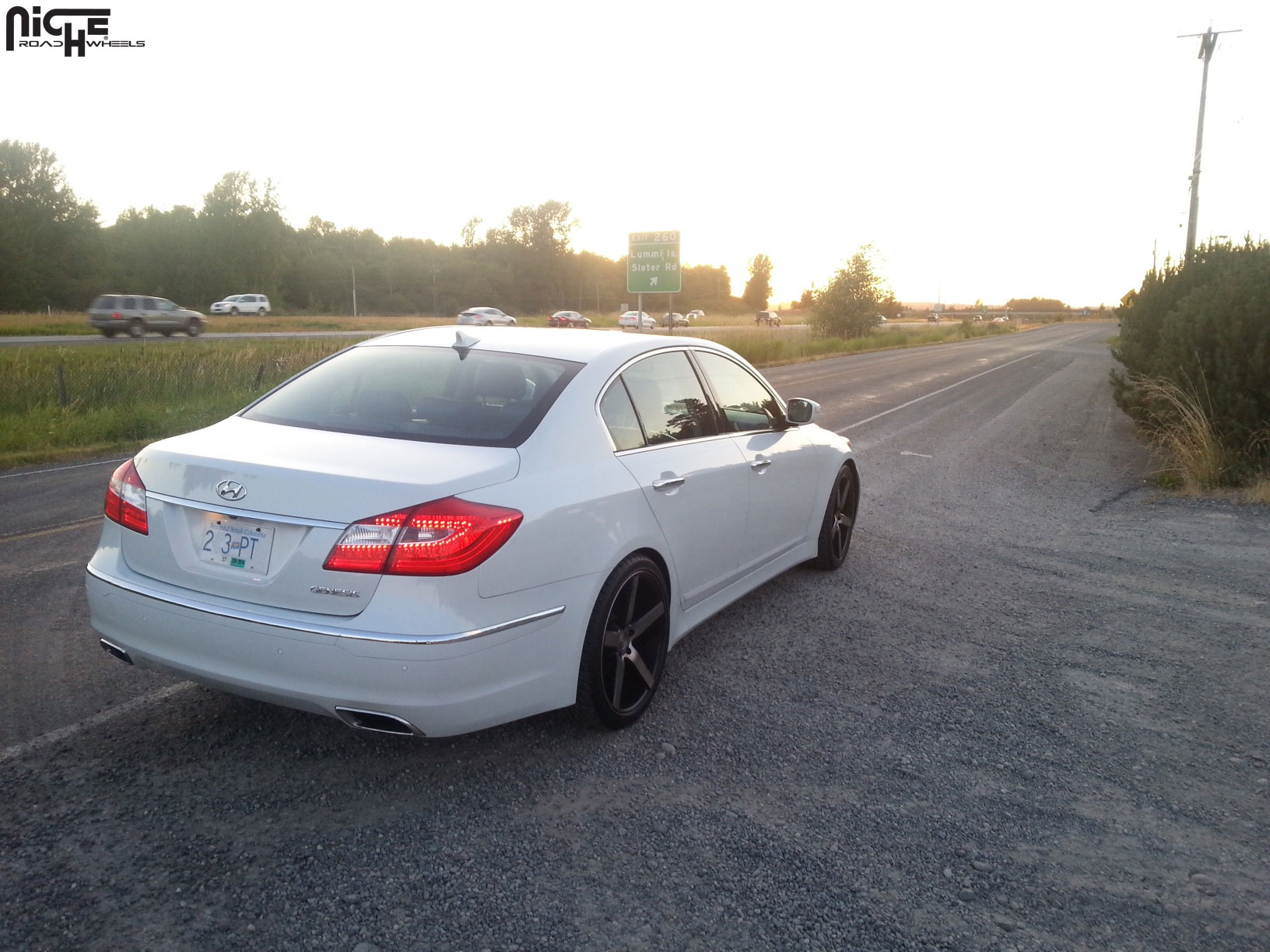 photo 5 Hyundai Genesis custom wheels Niche Milan - M134 20x8.5, ET , tire size 255/35 R20. 20x10.0 ET 285/30 R20