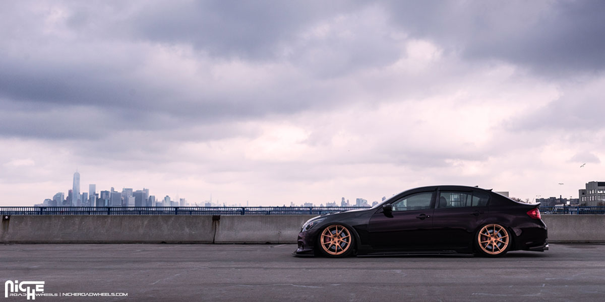 photo 2 Infiniti G37 custom wheels Niche Stüttgart 20x9.0, ET , tire size 255/35 R20. 20x10.5 ET 295/30 R20
