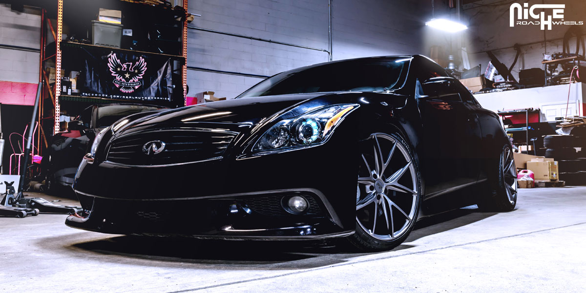 photo 1 Infiniti G37 custom wheels Niche Misano - M116 20x9.0, ET , tire size X R20. 20x10.5 ET