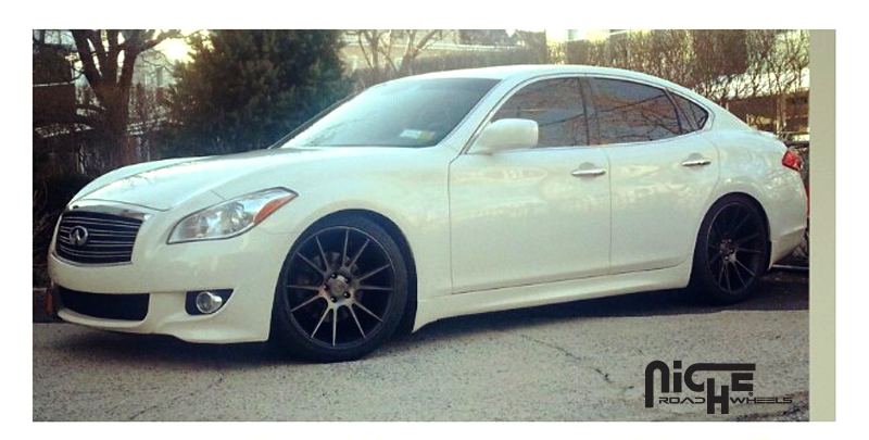photo 1 Infiniti M56 custom wheels Niche Vicenza - M153 20x9.5, ET +35, tire size X R20. 20x10.0 ET+40