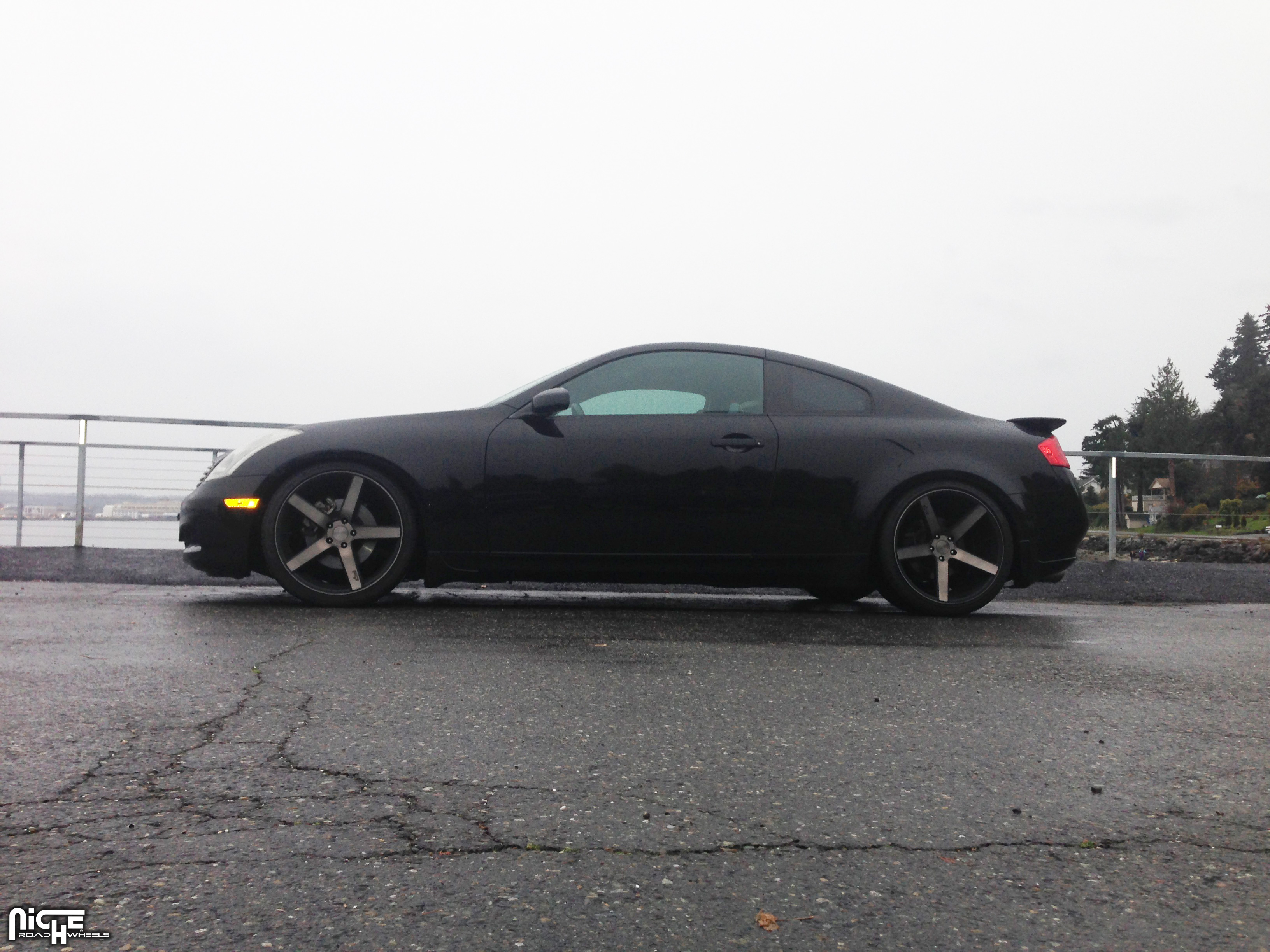 photo 2 Infiniti G35 custom wheels Niche Milan - M134 20x8.5, ET +25, tire size 245/35 R20. 20x10.5 ET+30 285/30 R20