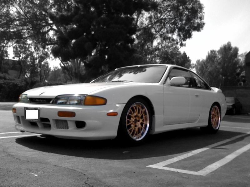 photo 5 Nissan S14 custom wheels volk gt-a 17x8.0, ET +12, tire size 225/45 R17. 17x9.0 ET+12 