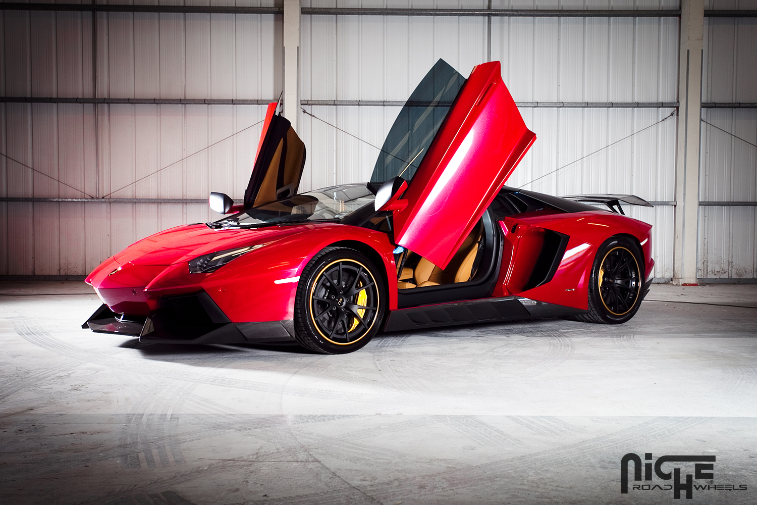 photo 3 Lamborghini Aventador custom wheels Niche Stüttgart 19x9.0, ET , tire size X R19. 20x12.0 ET