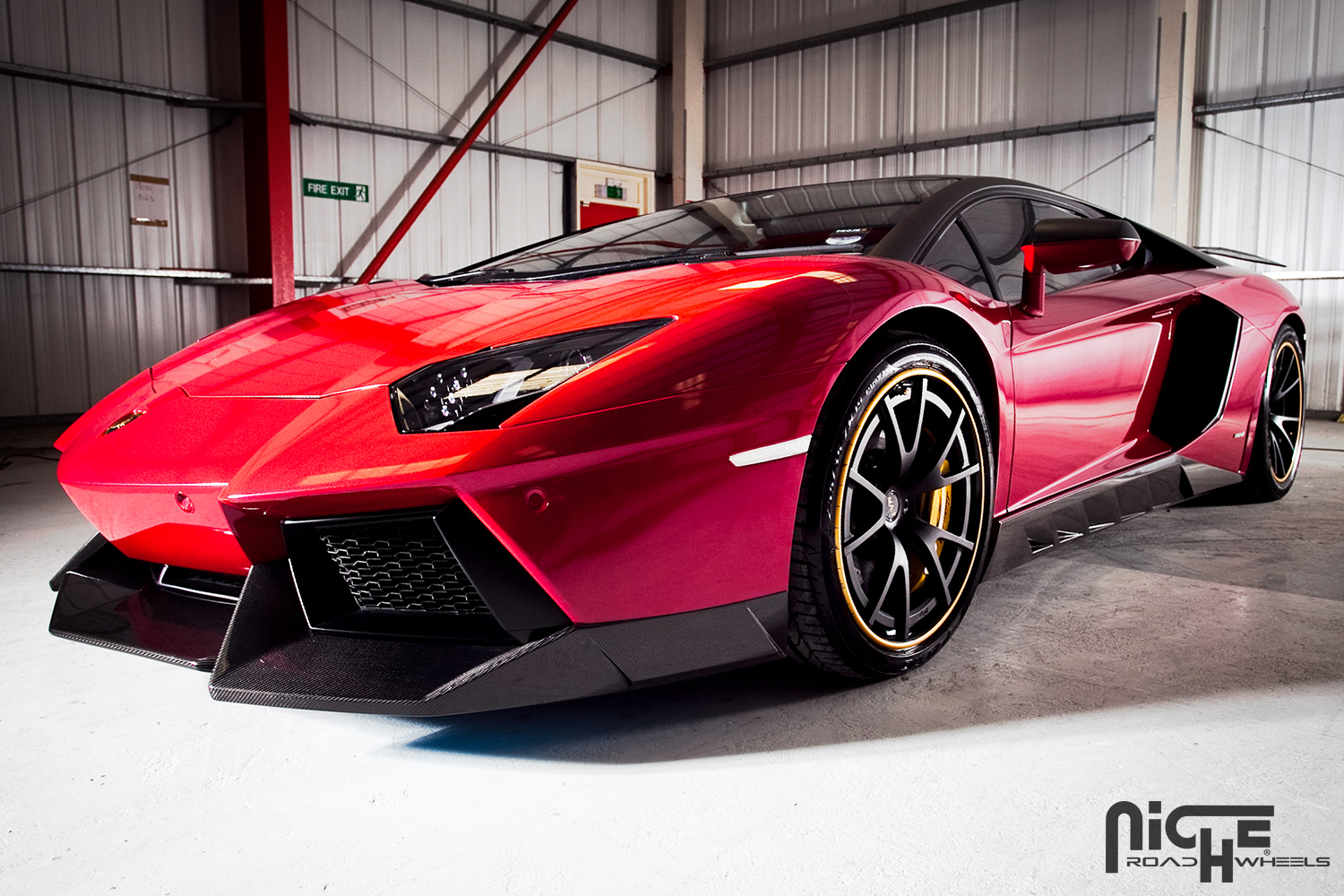 photo 1 Lamborghini Aventador custom wheels Niche Stüttgart 19x9.0, ET , tire size X R19. 20x12.0 ET
