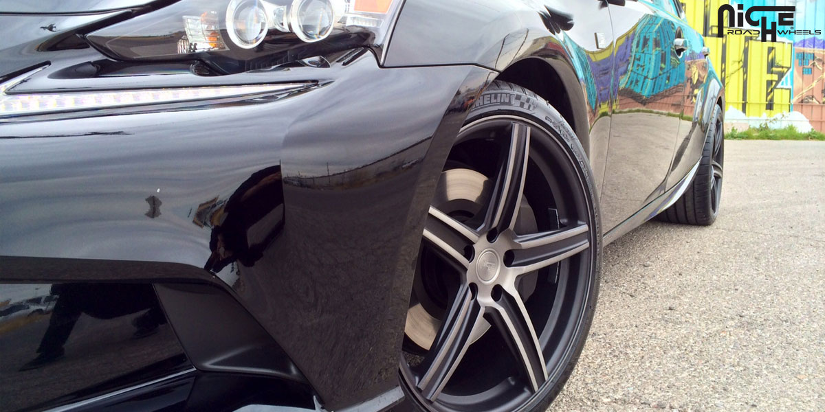 photo 1 Lexus IS-F custom wheels Niche Apex 19x8.5, ET , tire size 235/35 R19. 19x9.5 ET 265/30 R19