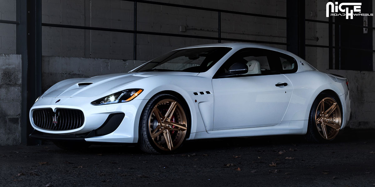 photo 2 Maserati GranTurismo custom wheels Niche Mulsane 21x9.0, ET , tire size X R21. 21x12.0 ET